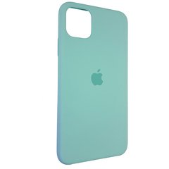 Чехол накладка Silicon Case Full Cover для iPhone 11 Pro Max Marina Green