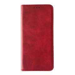 Чехол-книжка Leather Fold для Xiaomi Redmi 9 Red