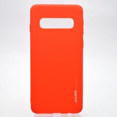 Чехол накладка SMTT для Samsung S10 Galaxy G973 Red/Красный