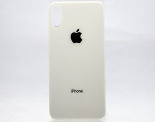 Задня кришка Apple iPhone XS Max Silver Original (з великим отвором під камеру)