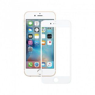 Защитное стекло Veron Full Glue для iPhone 6/6S (White)