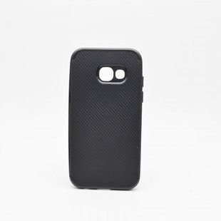 Чехол силикон iPaky Carbon for Samsung A320 Galaxy A3 (2017) Black
