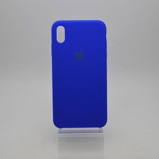 Чехол накладка Silicon Case для iPhone XS Max 6.5" Blue (C)