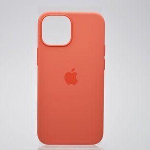 Чохол накладка Silicone Case Full Cover з MagSafe Splash Screen для iPhone 13 Mini Pink Pomelo