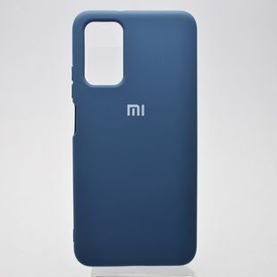 Чохол накладка Silicon Case Full Protective для Xiaomi Redmi 9T Navy Blue