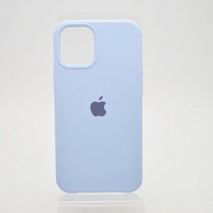 Чехол накладка Silicon Case для iPhone 12 Mini Light Blue
