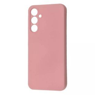 Чохол накладка Silicon Case Full Camera Galaxy A35 Samsung A356 Pink Sand, Рожевий