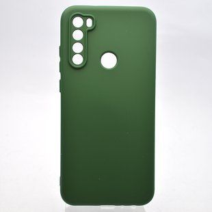 Чохол накладка Silicone case Full Camera Lakshmi для Xiaomi Redmi Note 8T Dark Green/Темно-зелений