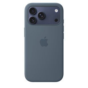 Чехол накладка Silicon Case with MagSafe Splash Screen для Apple iPhone 17 Pro Max Anchor Blue