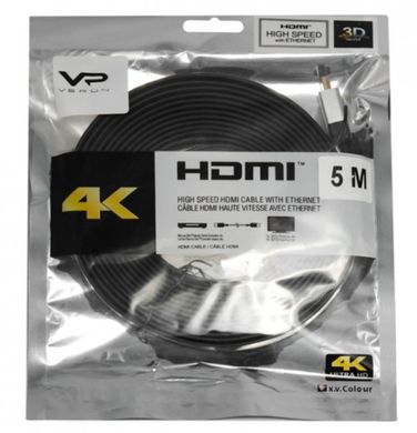 Кабель Veron HDMI-HDMI MM ver,1.4(5m) Black