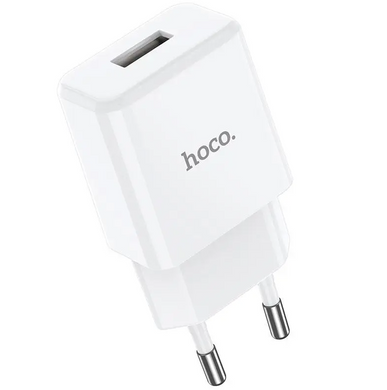 Зарядний пристрій для телефону мережевий (адаптер) Hoco N9 Especial 1 USB 10.5W 2.1A White
