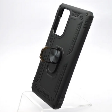 Чехол противоударный Armor Case Antishock с кольцом Samsung A536 Galaxy A53 Черный