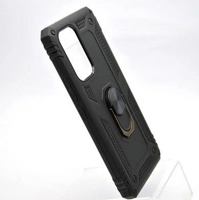 Чехол противоударный Armor Case Antishock с кольцом Samsung A536 Galaxy A53 Черный