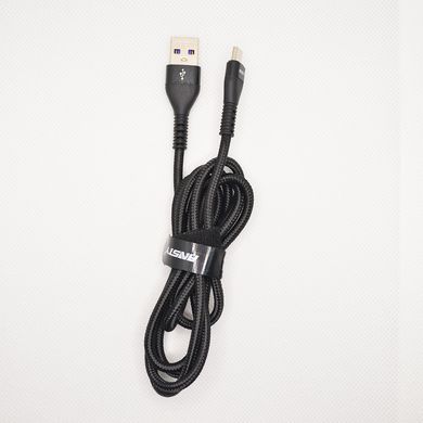 Кабель ANSTY ANS-80-A Nylon Micro USB 3.4A 1.2M Black