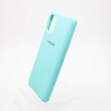 Чехол накладка Full Silicon Cover для Samsung A315 Galaxy A31 Sea Blue