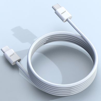 Кабель ANSTY Z-037 Type-C to Type-C Silicone 65W 1M Белый
