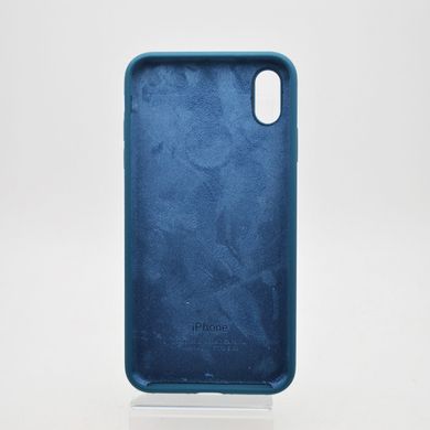 Чехол накладка Silicon Case Full Cover для iPhone Xs Max Emerald