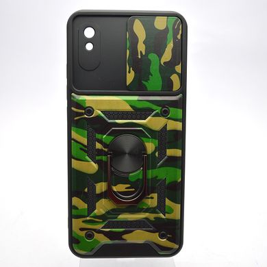 Чехол противоударный Armor Case CamShield для Xiaomi Redmi 9A Army Green/Камуфляж