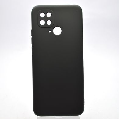 Чехол накладка Silicon Case Full camera для Xiaomi Redmi 10C/Poco C40 Black