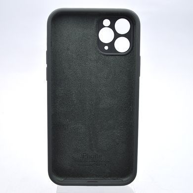 Чехол силиконовый с квадратными бортами Silicon case Full Square для iPhone 11 Pro Dark Gray