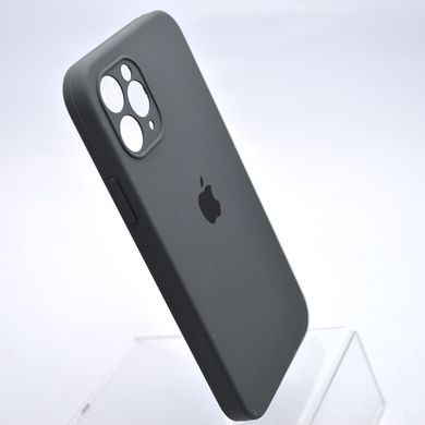 Чехол силиконовый с квадратными бортами Silicon case Full Square для iPhone 11 Pro Dark Gray