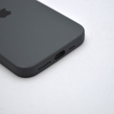 Чехол силиконовый с квадратными бортами Silicon case Full Square для iPhone 11 Pro Dark Gray