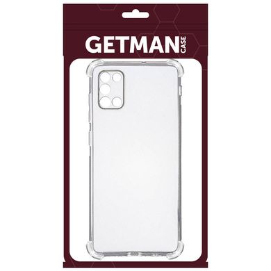 Силиконовый прозрачный чехол накладка TPU WXD Getman для Samsung A31 Galaxy A315 Transparent/Прозрачный