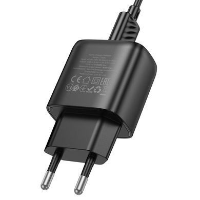 Сетевое зарядное устройство Hoco C140A Smart QC3.0 (1USB/3A) Black