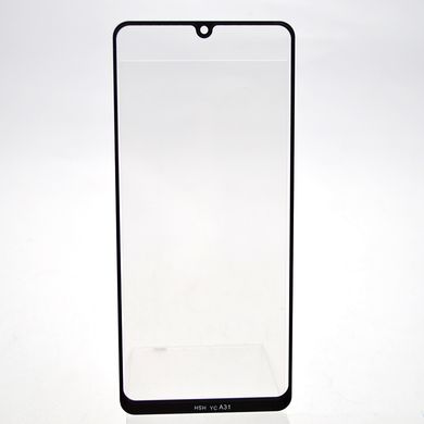 Скло LCD Samsung A315 Galaxy A31 з ОСА Black HC