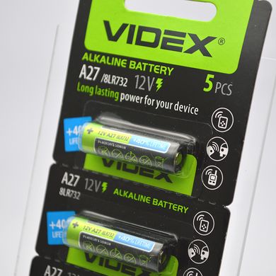 Батарейка Videx LR27A/5bl/ 12V (1 штука)