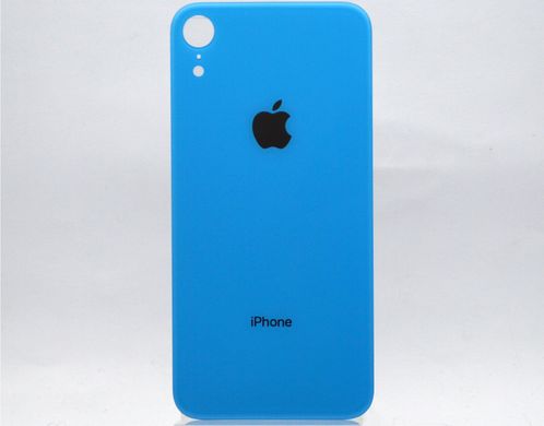 Задняя крышка Apple iPhone XR Light Blue HC (с большим отверстием под камеру)