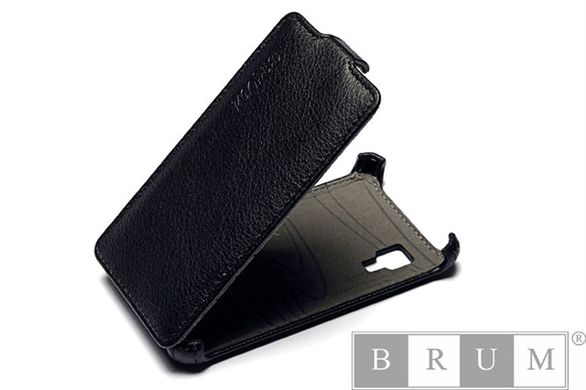 Чехол флип Brum Exclusive LG E450 Optimus L5 II Black