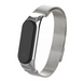 Металлический ремешок (миланская петля) для Xiaomi Mi Band 7 Milanese Design Silver/Серебристый