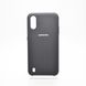 Чехол накладка Silicon Cover для Samsung A015 Galaxy A01 Black