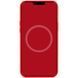 Чохол накладка Silicone Case Full Cover с MagSafe Splash Screen для iPhone 12/12 Pro Red(червоний)