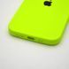 Силиконовый чехол накладка Silicon Case Full Camera для iPhone 13 Fluorescent Green
