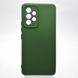 Силиконовый чехол накладка Silicon Case Full Camera Lakshmi для Samsung A53 Galaxy A536 Dark Green/Темно-зеленый
