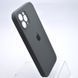 Чехол силиконовый с квадратными бортами Silicon case Full Square для iPhone 11 Pro Dark Gray