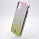Чехол накладка Swarovski для iPhone 11 Yellow Pink/Желтый с розовым