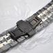 Ремешок для Apple Watch 42mm/44mm/45mm/49mm Bead Design Black and Silver