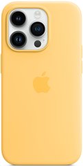 Чехол накладка для iPhone 14 Pro Max (6.7) Silicone Case with MagSafe Sunglow
