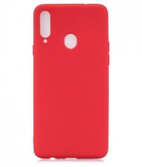 Чехол накладка Soft Touch TPU Case for Samsung A10S Red