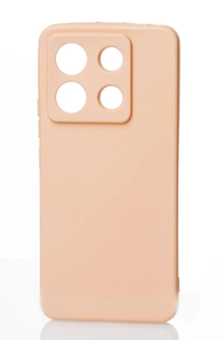 Чехол накладка Silicon Case Full Cover для Xiaomi Redmi Note 13 Pro 5G/Poco X6 5G Pink Sand