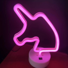 Нічний світильник (нічник) Neon Lamp Unicorn Pink (Єдиноріг)