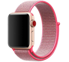 Нейлоновый ремешок для Apple Watch Nylon Loop 42mm/44mm Hop pink/Розовый
