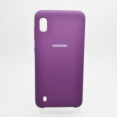 Чехол накладка Silicon Cover for Samsung A105/M105 Galaxy A10/M10 Bright Violet Copy