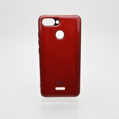 Чехол глянцевый с логотипом Glossy Silicon Case для Xiaomi Redmi 6 Cherry