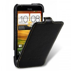 Кожаный чехол флип Melkco Ultra Thin for HTC ONE V Black