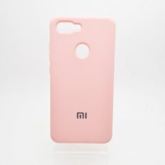 Чохол матовий Silicon Case Full Protective для Xiaomi Mi8 Lite (Pink)