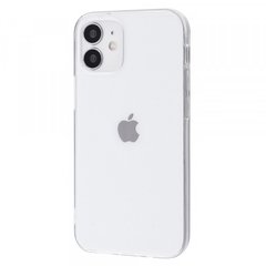 Ультратонкий силиконовый чехол Silicone Clear Case 2.0 mm (TPU) для iPhone 12 Mini Прозрачный